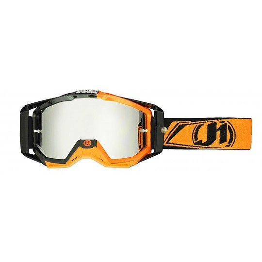 Goggles Moto Cross Enduro Just 1 MX Iris Carbon Fluo Orange