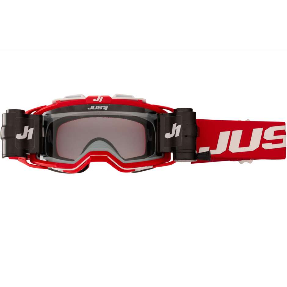 Goggles Moto Cross Enduro Just1 NERVE Plus Absolute Red White