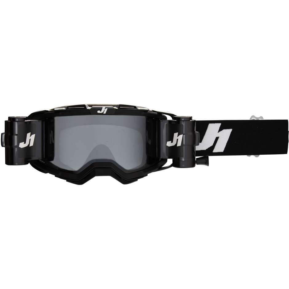 Goggles Moto Cross Enduro Just1 NERVE Plus Solid Black White