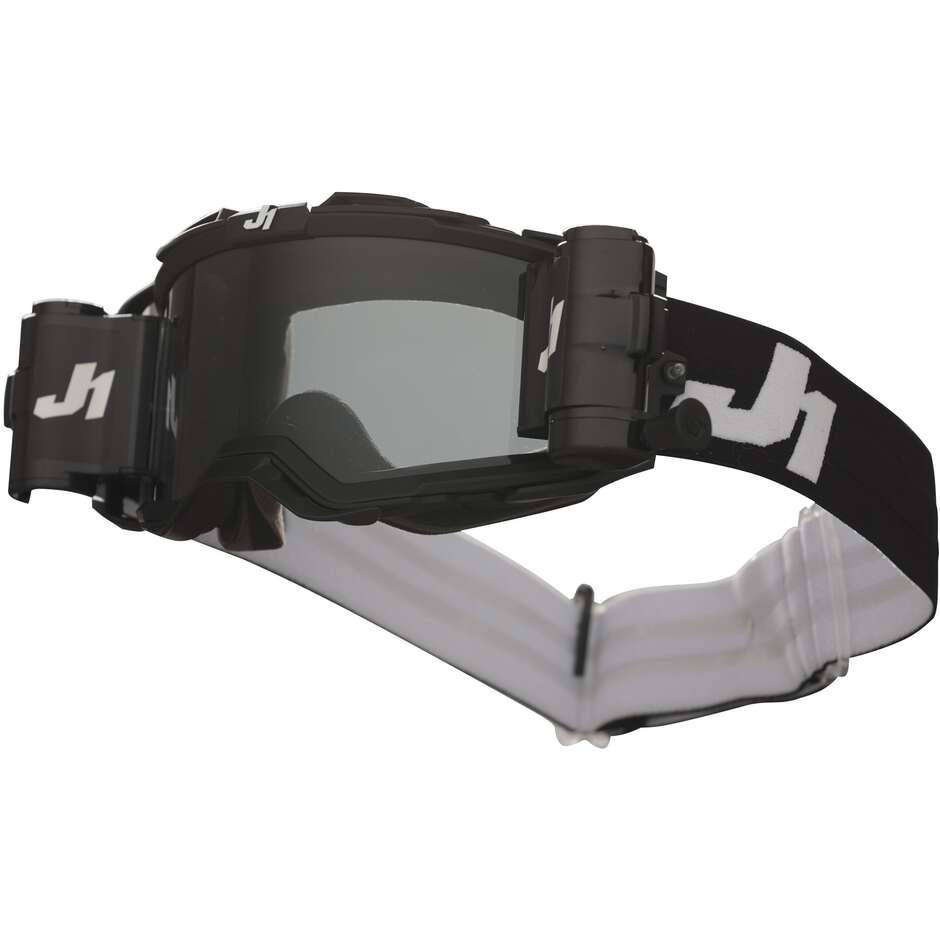Goggles Moto Cross Enduro Just1 NERVE Plus Solid Black White