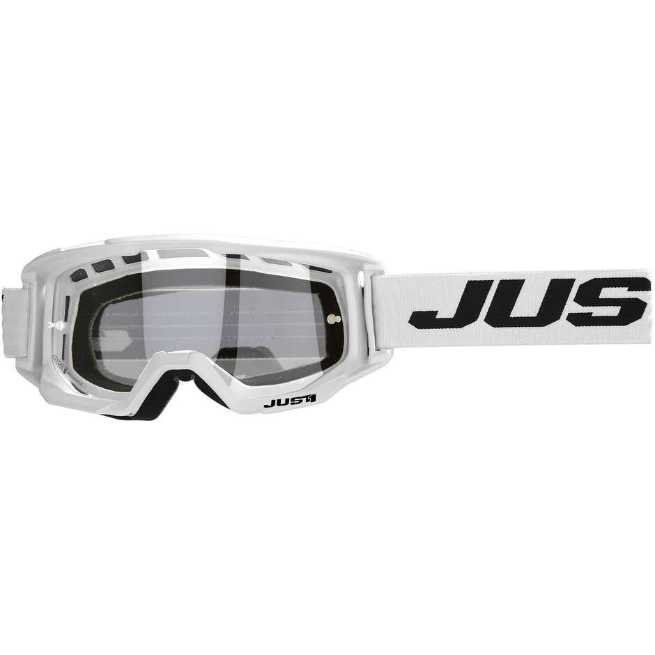 Goggles Moto Cross Enduro Just1 Vitro White