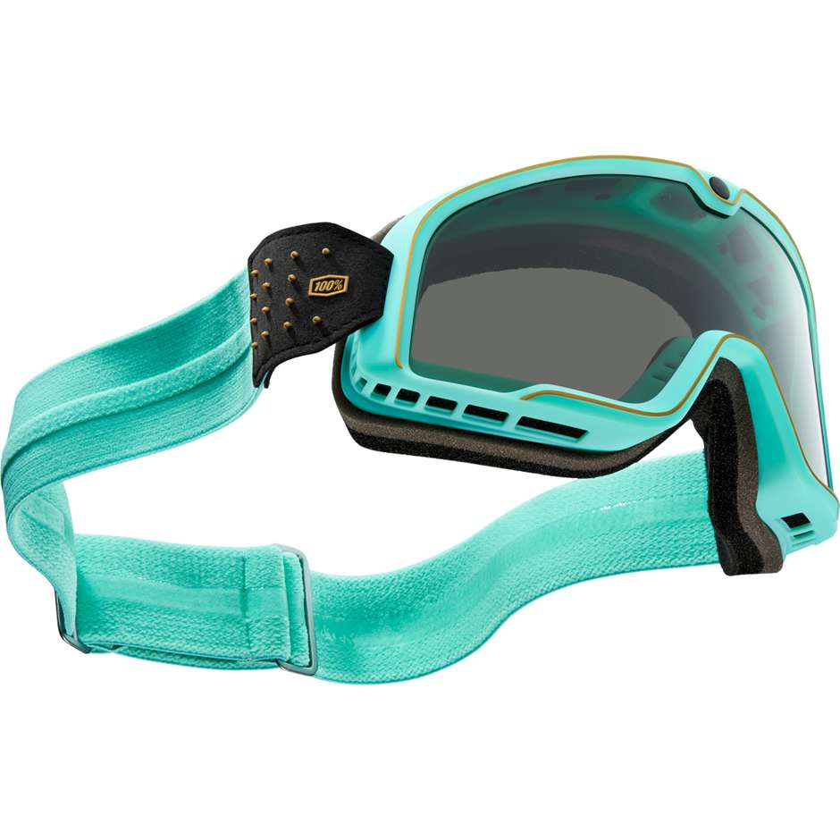 Goggles Moto Cross Enduro Mask 100% BARSTOW Cardif Smoke Lens