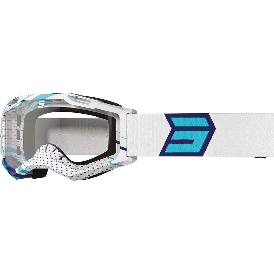 Goggles Moto Cross Enduro Shot ASSAULT 2.0 DROP Blue