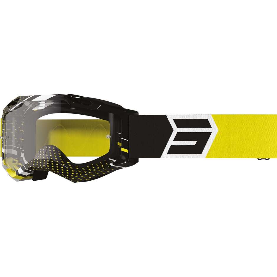 Goggles Moto Cross Enduro Shot ASSAULT 2.0 DROP PROCESS Yellow