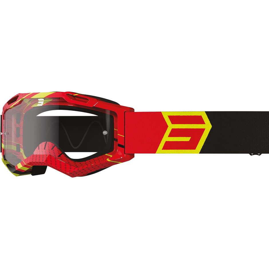 Goggles Moto Cross Enduro Shot ASSAULT 2.0 DROP Red