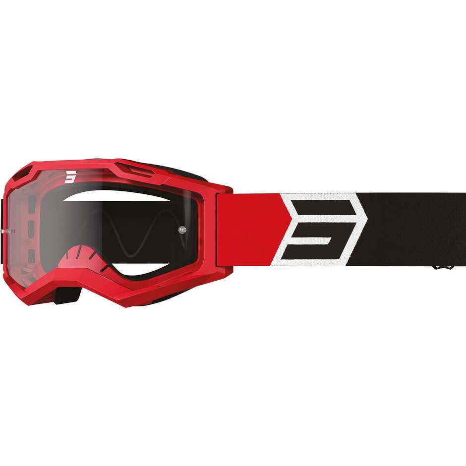 Goggles Moto Cross Enduro Shot ASSAULT 2.0 SOLAR Matt Red