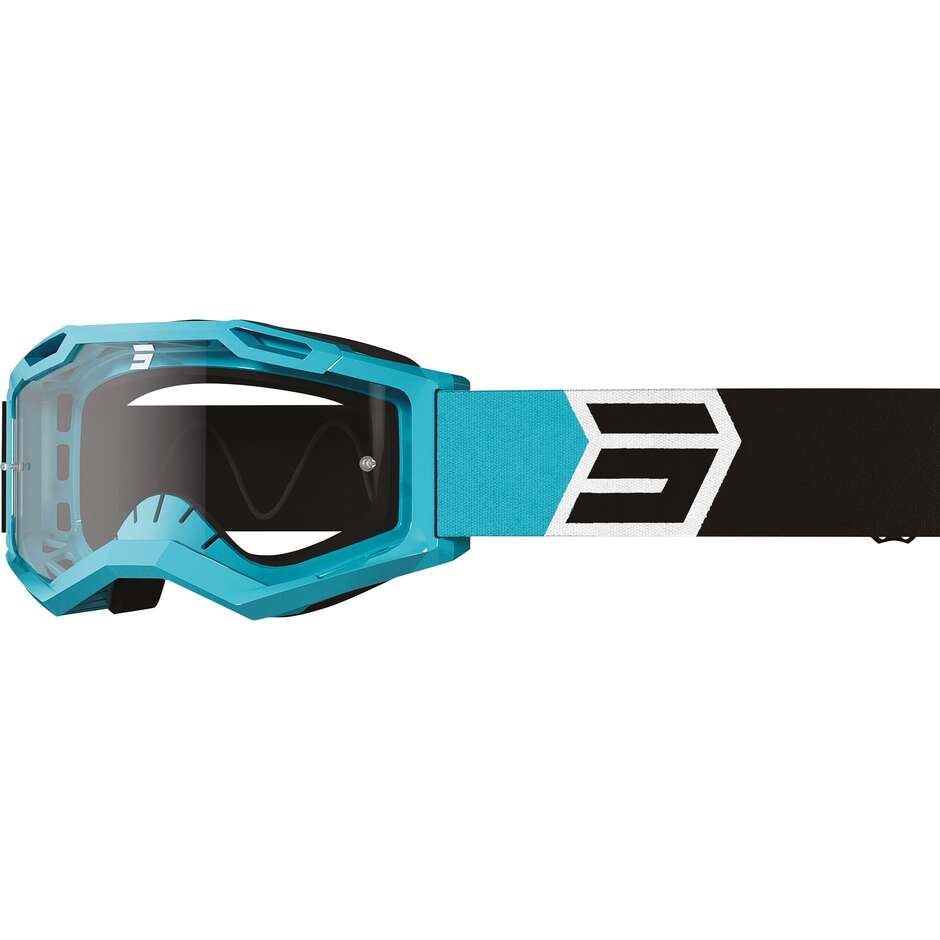 Goggles Moto Cross Enduro Shot ASSAULT 2.0 SOLAR Polished Turquoise