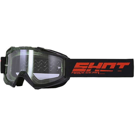 Goggles Moto Cross Enduro Shot ASSAULT ELITE Black Matt Khaki