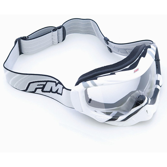 Goggles Moto Cross Enduro Track Racing FM Mx White