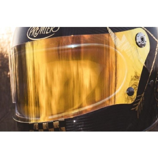 Gold Chromed Premier visor for Trophy Model