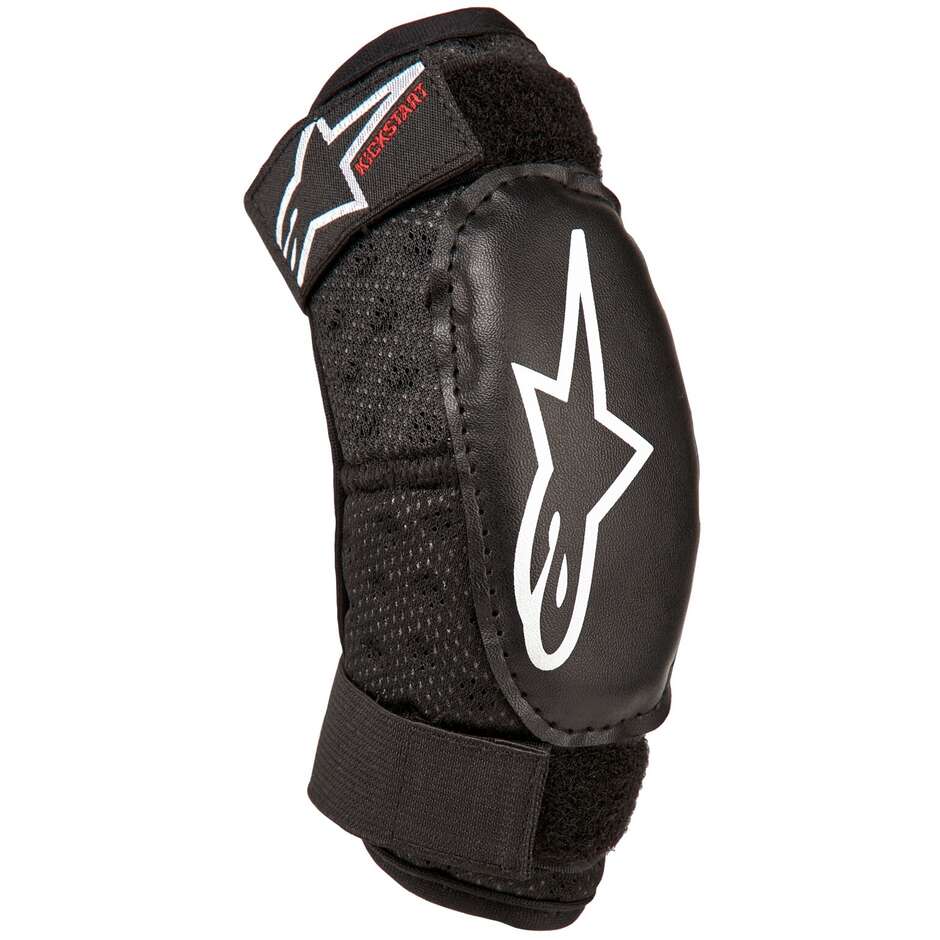 Gomitiere Moto Cross Enduro Alpinestars BIONIC ACTION KICKSTART Nero Rosso