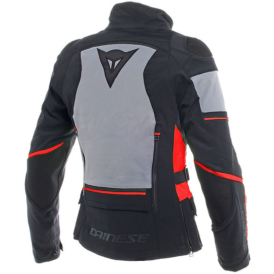 Gore-Tex Fabric Motorcycle Jacket Dainese CARVE MASTER 2 Black Red Gray
