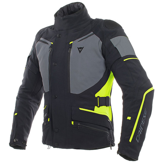 Gore-Tex Motorcycle Jacket Dainese CARVE MASTER 2 Black Yellow