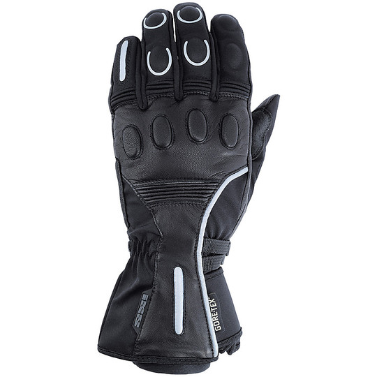 Gore Tex Touring Ixs Vidar Black Leather and Fabric Gloves
