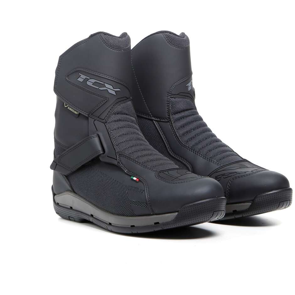 Gore-Tex Touring Low Motorcycle Boots Tcx 7139g AIRWIRE SURROUND GTX Black