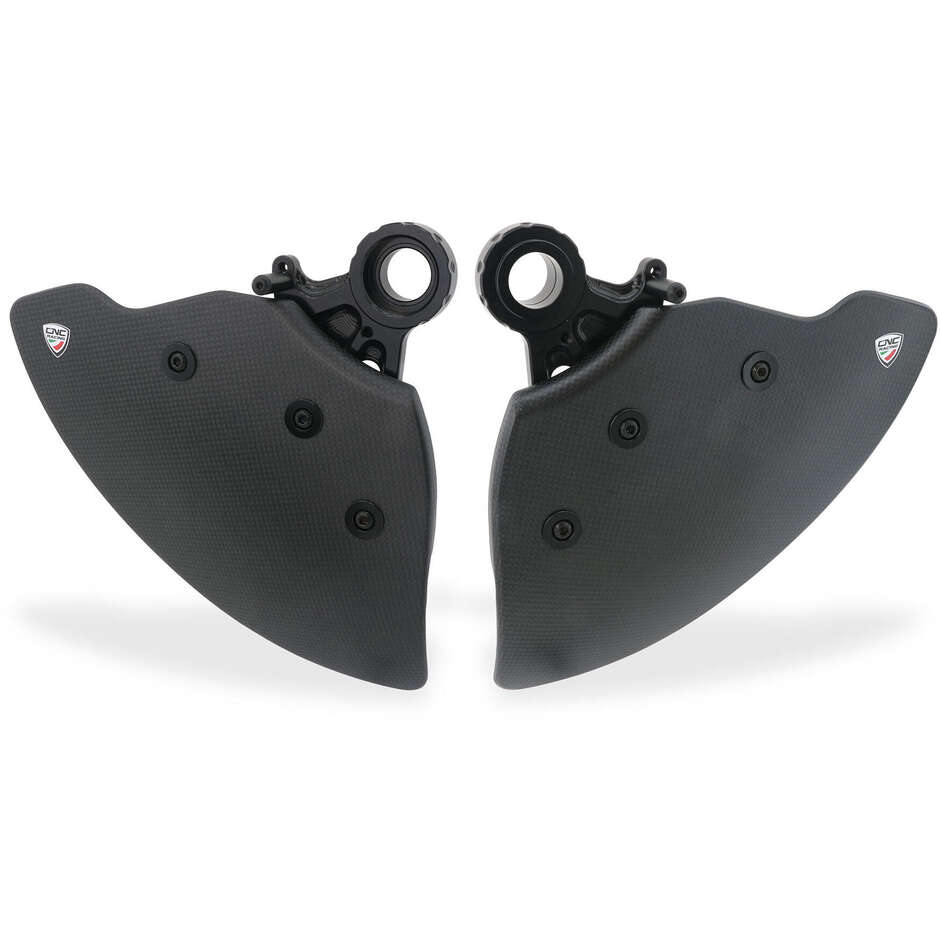GP DUCTS EVO ZA750 - Brake System Cooling System - Carbon Matt CNC Racing Black