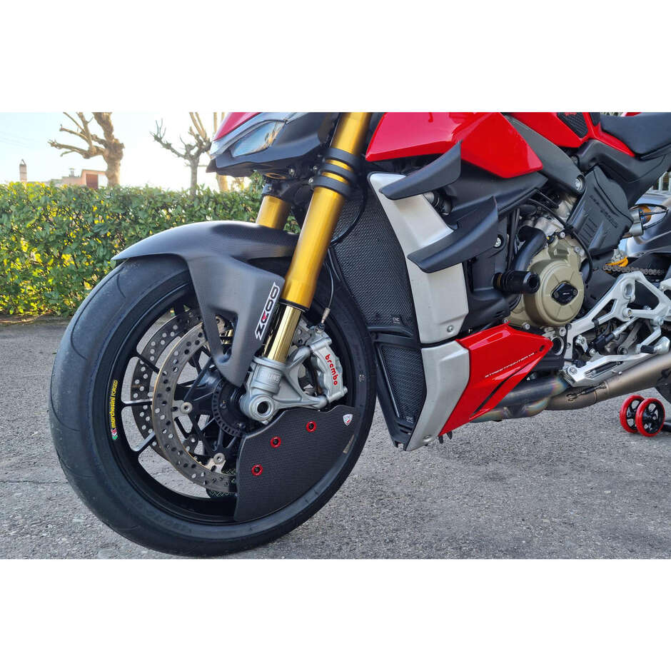 GP DUCTS EVO ZA750 - Système de refroidissement du système de freinage - Carbone brillant CNC Racing Black