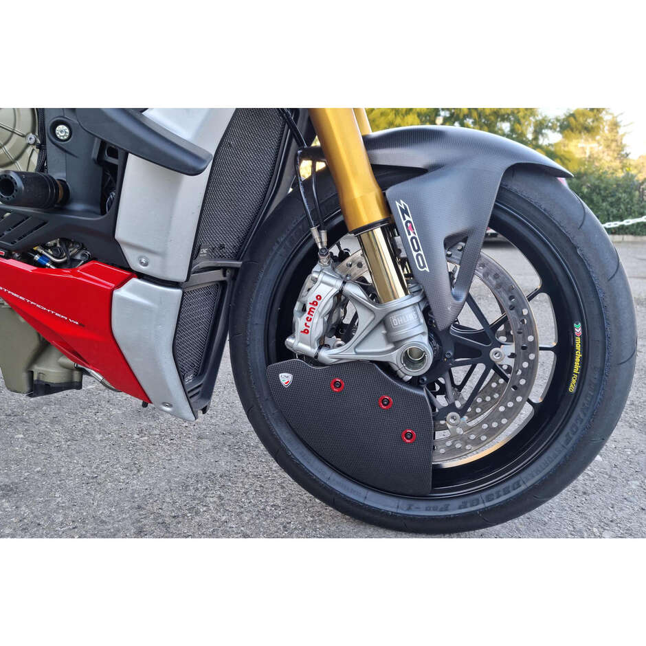 GP DUCTS EVO ZA750 - Système de refroidissement du système de freinage - Carbone mat CNC Racing Gold