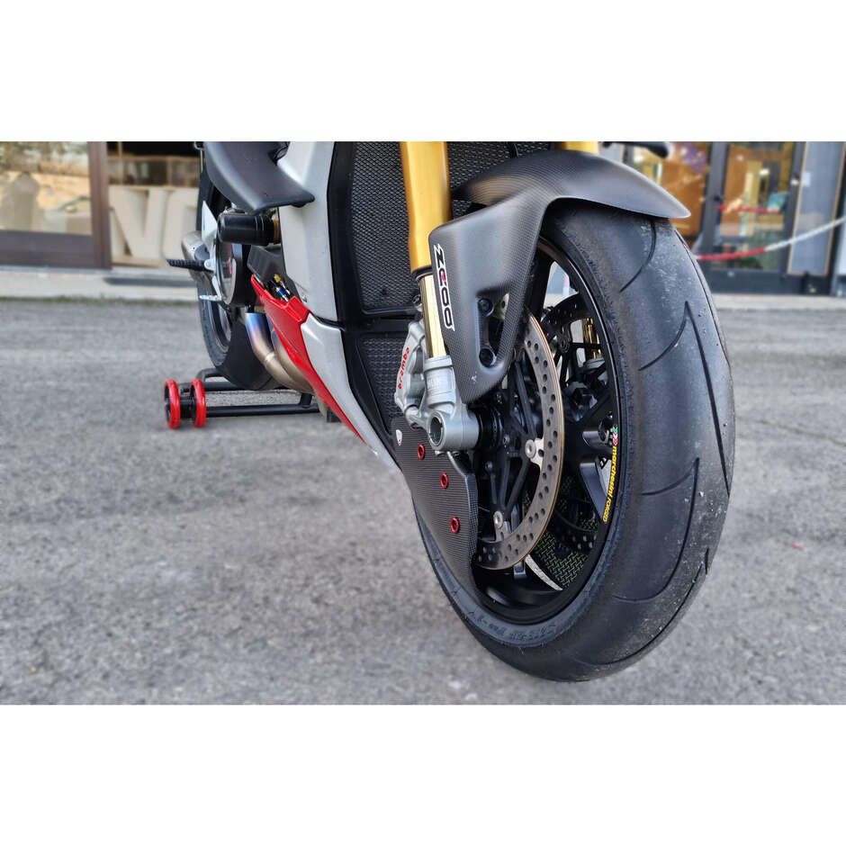 GP DUCTS EVO ZA750 - Système de refroidissement du système de freinage - Carbone mat CNC Racing Gold
