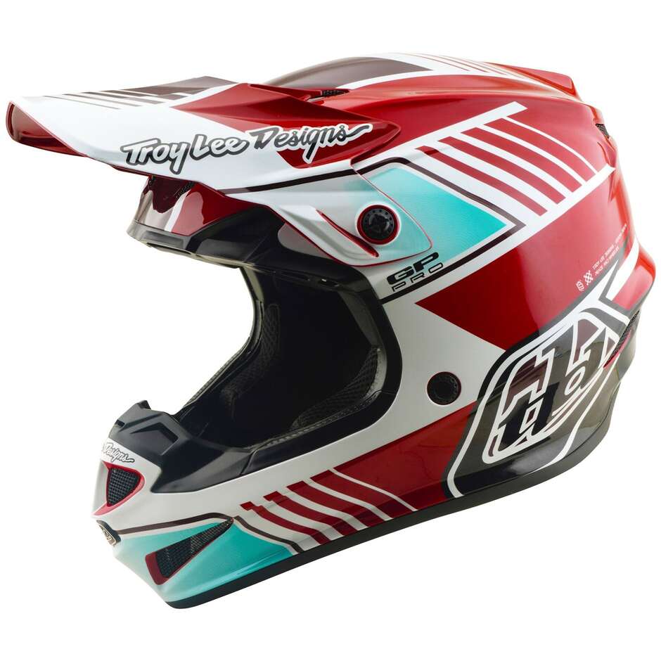 Gp Pro MIPS Helmet Troy Lee Design Segment Red