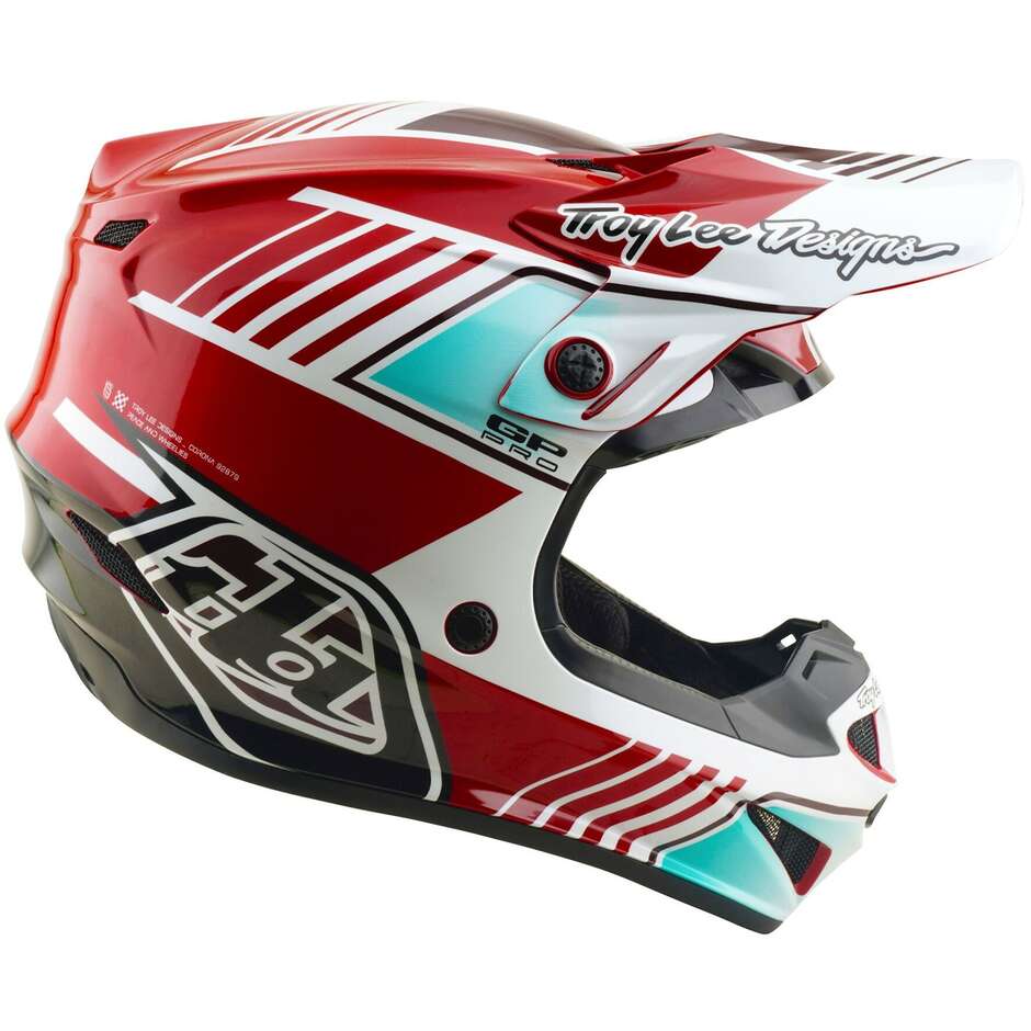 Gp Pro MIPS Helmet Troy Lee Design Segment Red