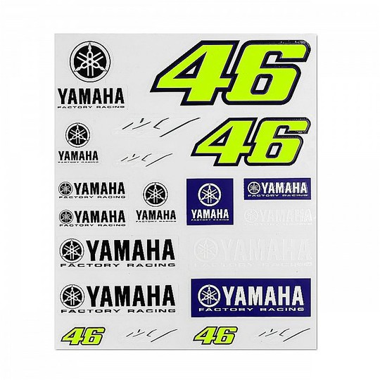 Grand ensemble d'autocollants Yamaha Collection VR46