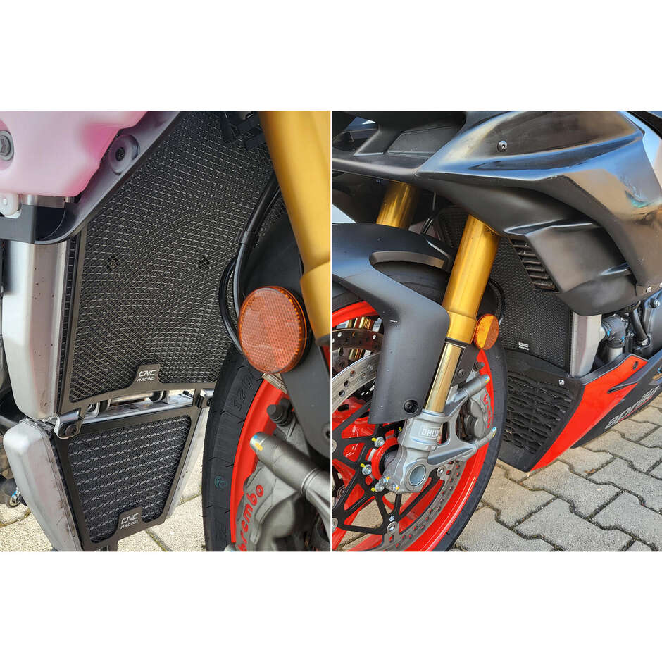 Griglia radiatore Aprilia CNC Racing RA001 Nero