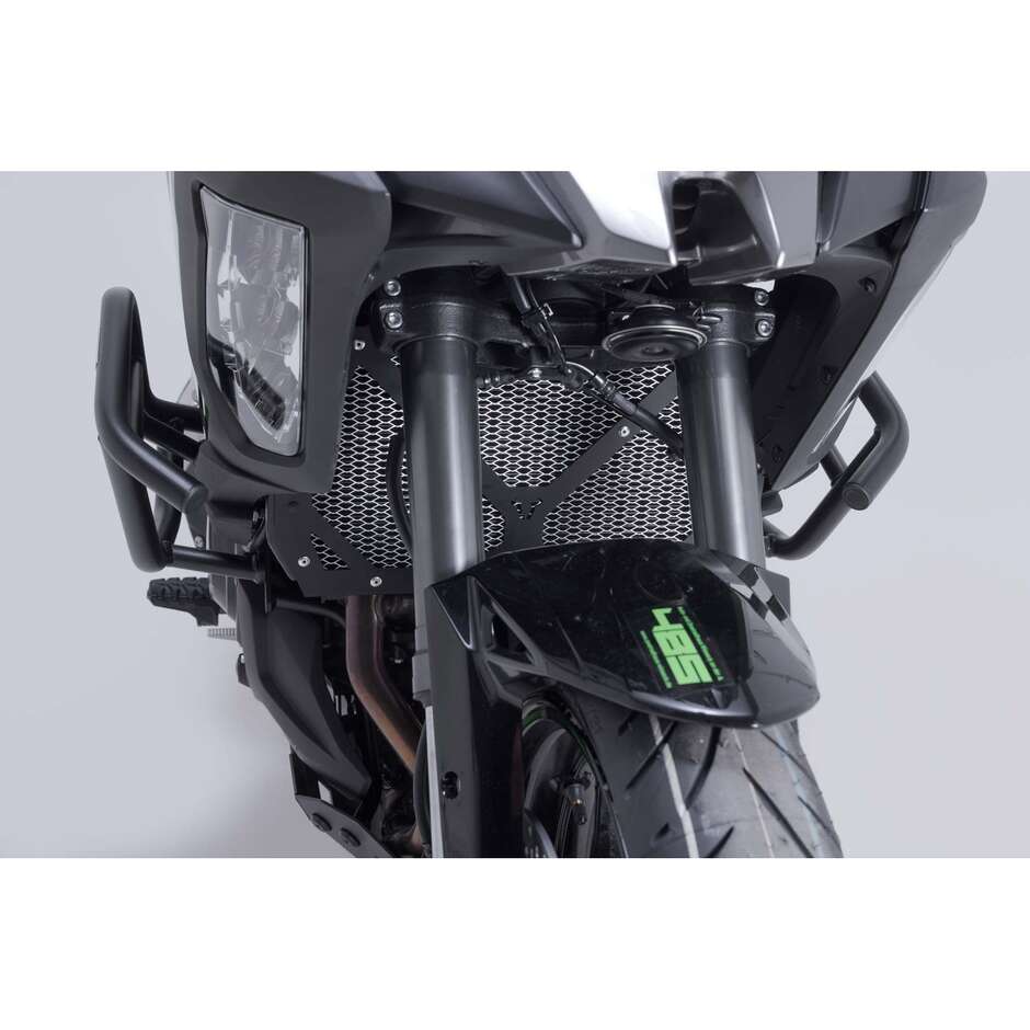 Grille de radiateur noire/argentée SW-Motech KLS.08.922.10001 pour Versys 1000 (18-) / 1100 (24-)