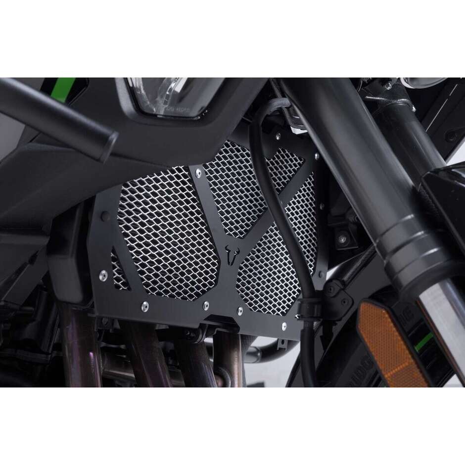 Grille de radiateur noire/argentée SW-Motech KLS.08.922.10001 pour Versys 1000 (18-) / 1100 (24-)