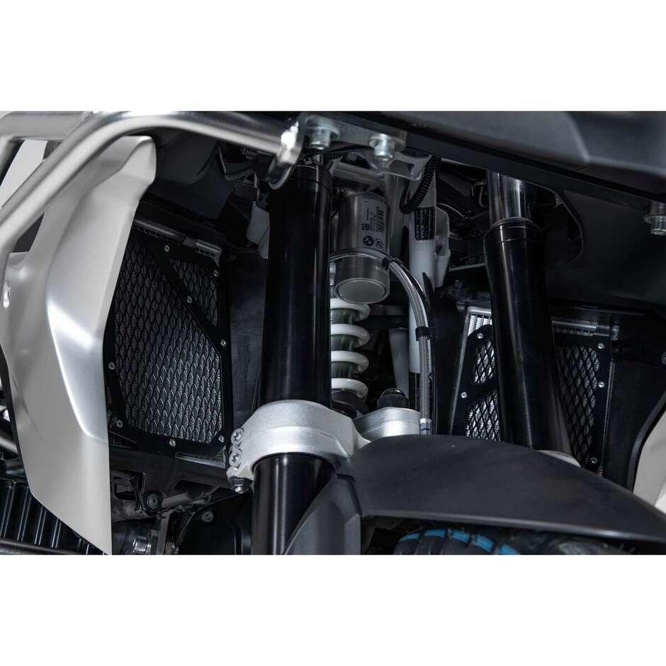 Grille de radiateur noire SW-Motech KLS.07.870.10000/B pour BMW R 1200 GS (16-18), R 1250 GS (18-)