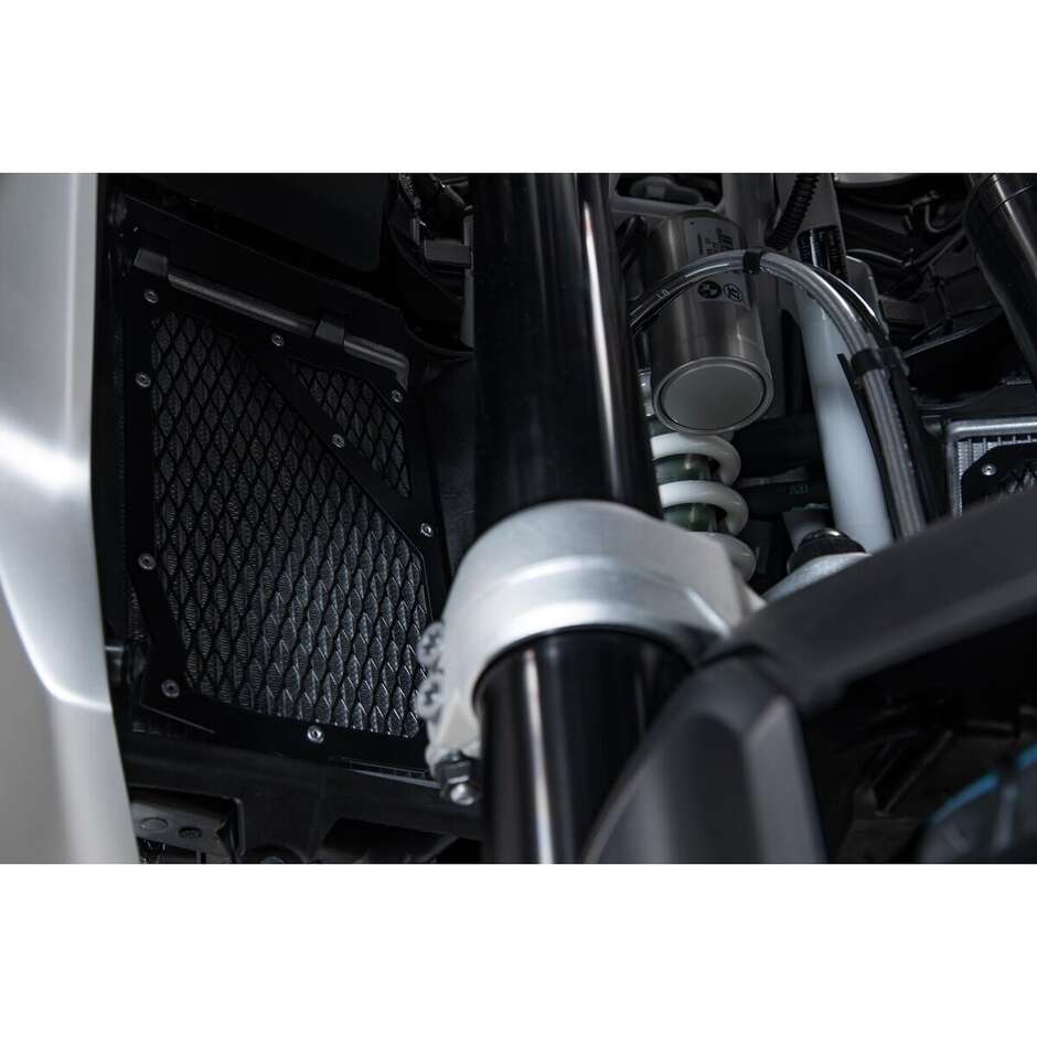 Grille de radiateur noire SW-Motech KLS.07.870.10000/B pour BMW R 1200 GS (16-18), R 1250 GS (18-)