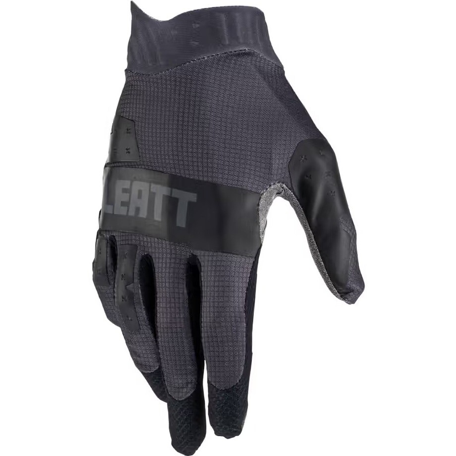 Guanti Bambino Moto Cross Enduro Leat 1.5 MINI Grigio Nero taglia XXS