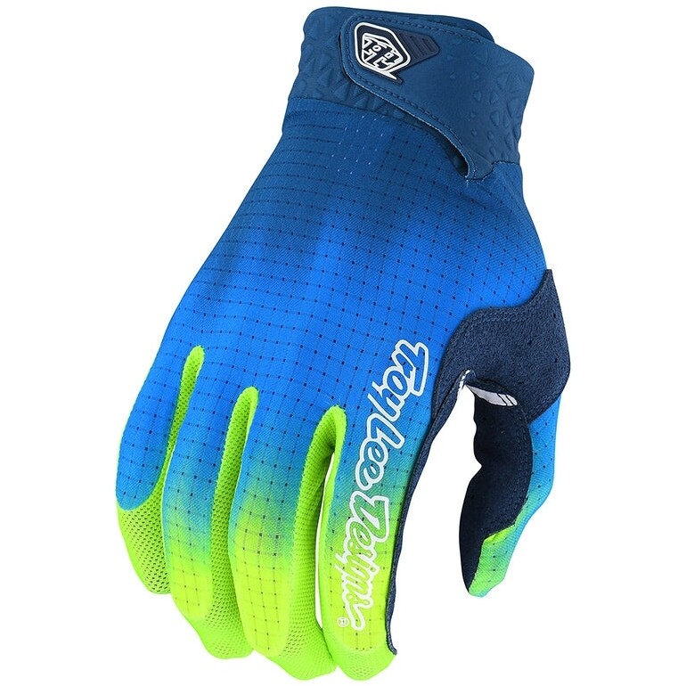 Guanti Bici Troy Lee Design AIR GLOVE JET FUEL NAVY Giallo taglia 2XL
