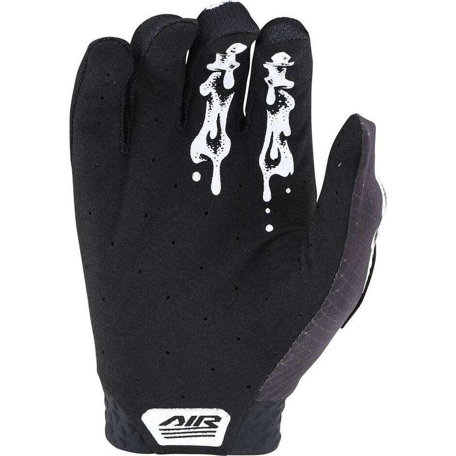 Guanti Bici Troy Lee Design AIR GLOVE SLIME HANDS Nero Bianco