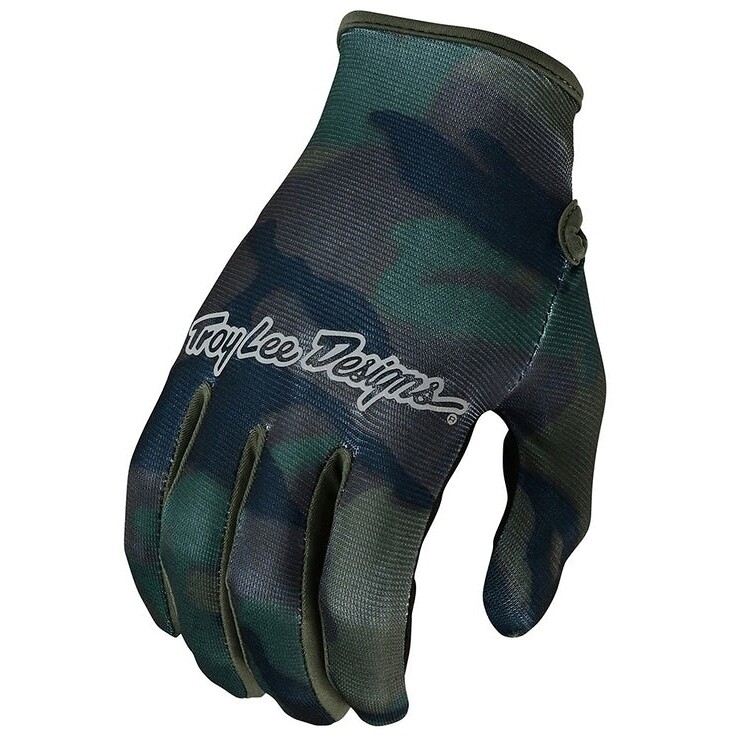 Guanti Bici Troy Lee Design FLOWLINE GLOVE BRUSHED Camo ARMY taglia M