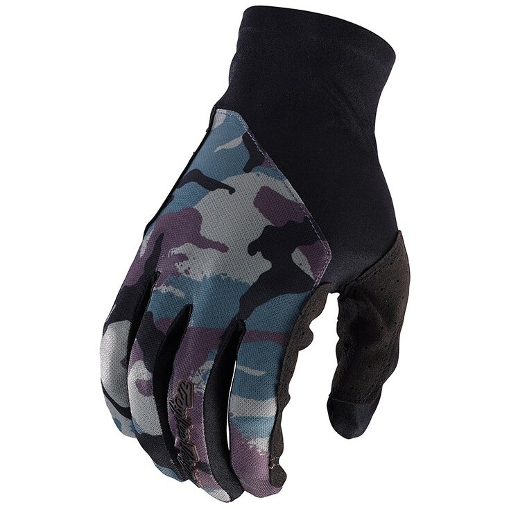 Guanti Bici Troy Lee Design FLOWLINE GLOVE Camo ARMY Verde taglia 2XL