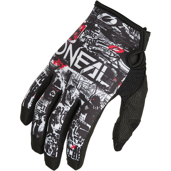 Guanti Cross Enduro Mayhem ATTACK Nero Bianco taglia M