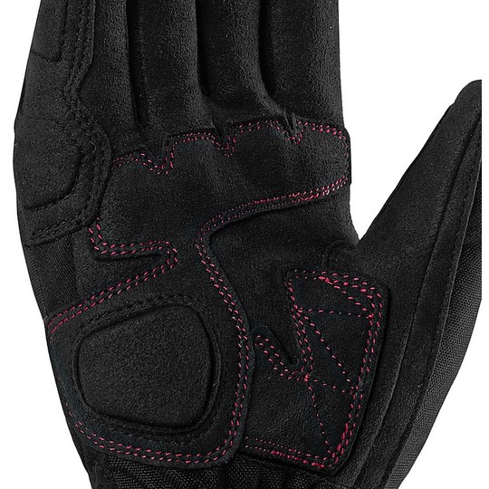 Guanti Donna Moto in Tessuto H2Out Spidi VOYAGER GLOVES LADY Nero Rosa