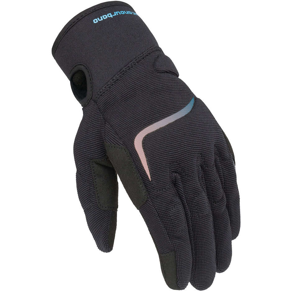 Guanti Donna Moto in Tessuto Tucano Urbano 9961hw LADY MIKY Gradient Cyan