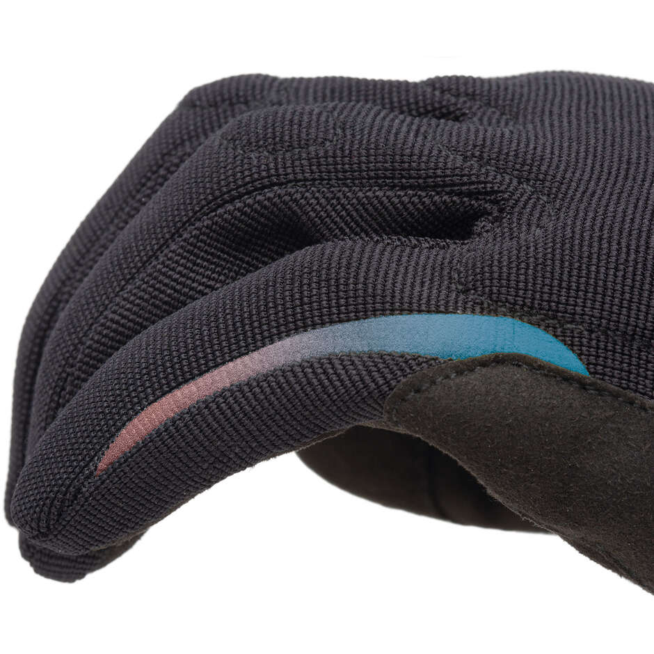 Guanti Donna Moto in Tessuto Tucano Urbano 9961hw LADY MIKY Gradient Cyan
