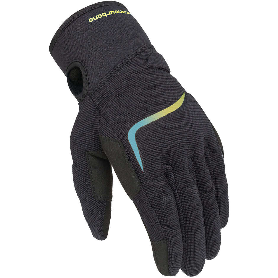 Guanti Donna Moto in Tessuto Tucano Urbano 9961hw LADY MIKY Gradient Giallo