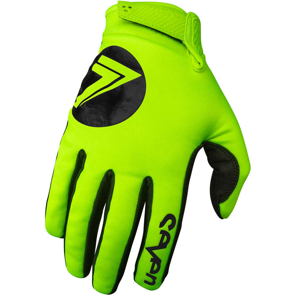 Guanti Invernali Moto Cross Enduro Seven Mx COLD WEATHER Giallo Fluo