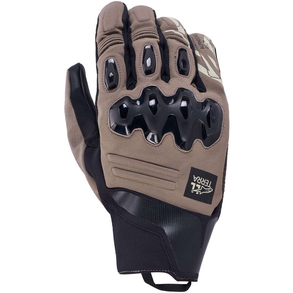 Guanti Moto Adventure Alpinestars HAROK PRO DRYSTAR GLOVES Noce Nero