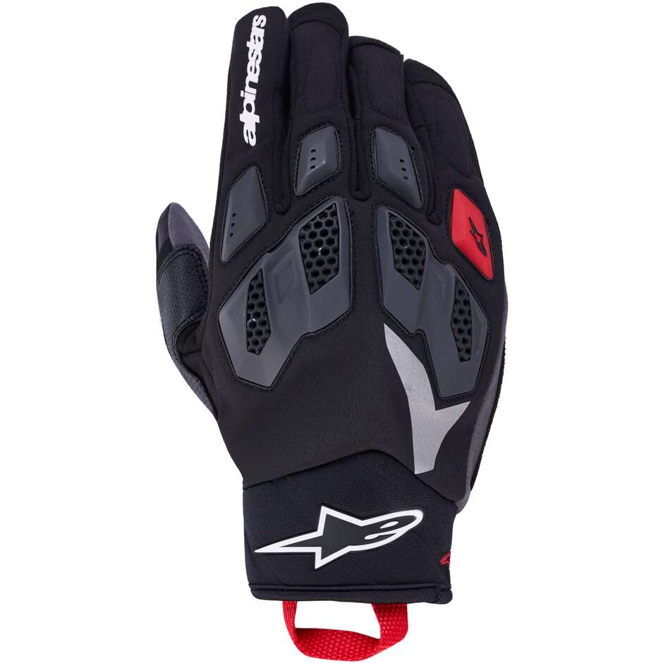 Guanti Moto Adventure Alpinestars MAXDURA DRYSTAR GLOVES Nero Grigio Profondo