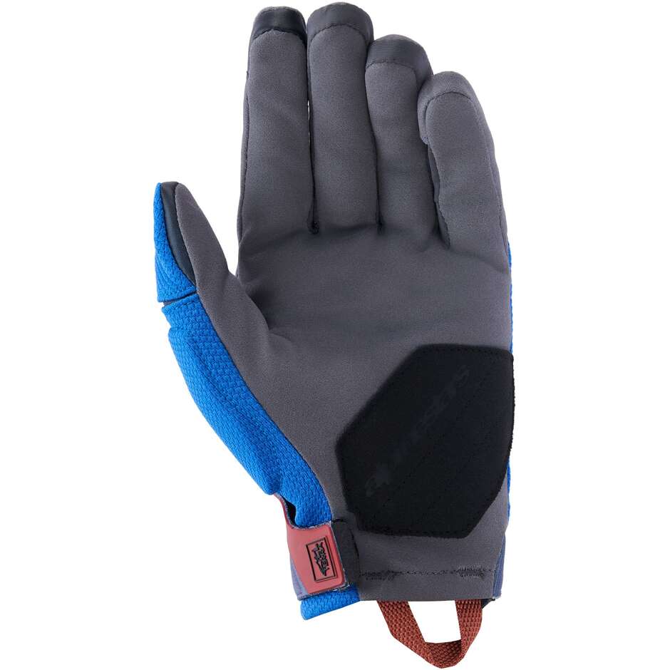 Guanti Moto Alpinestars DURACK Blu Reale Grigio Scuro