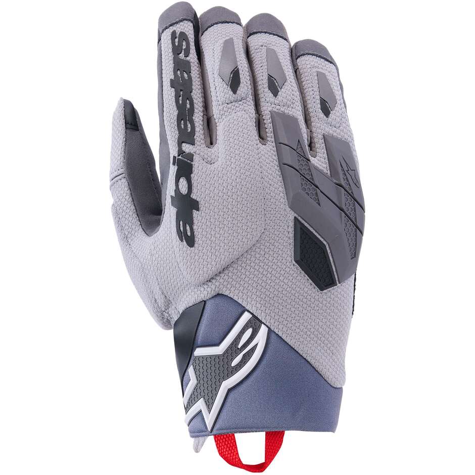 Guanti Moto DURACK Grigio Scuro Grigio Medio taglia M