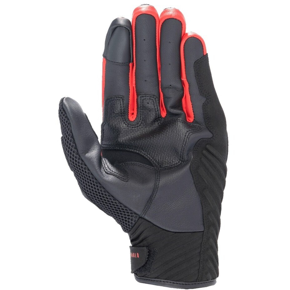 Guanti Moto Alpinestars FQ20 SMX-1 AIR V2 MONSTER Nero Blu Rosso Brillante Verde