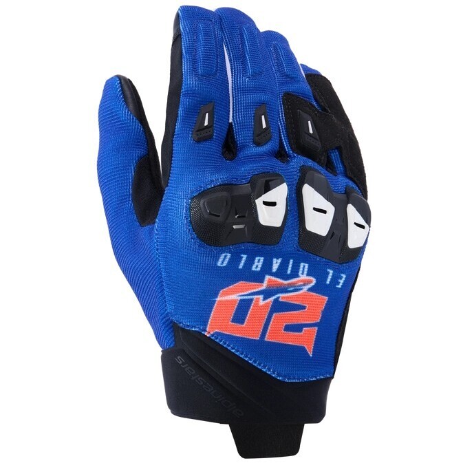 Guanti Moto FQ20 SP X 1 Blu Nero Rosso Fluo taglia S