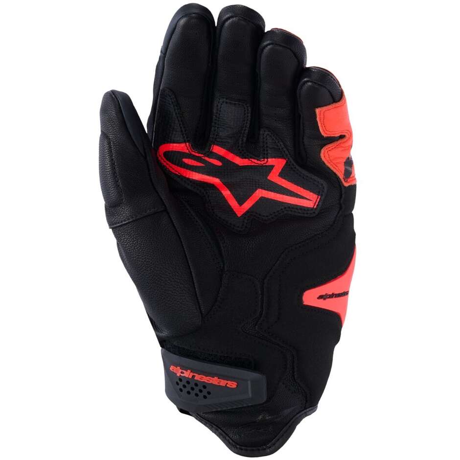 Guanti Moto Alpinestars SP-R TECH Nero Rosso Fluo