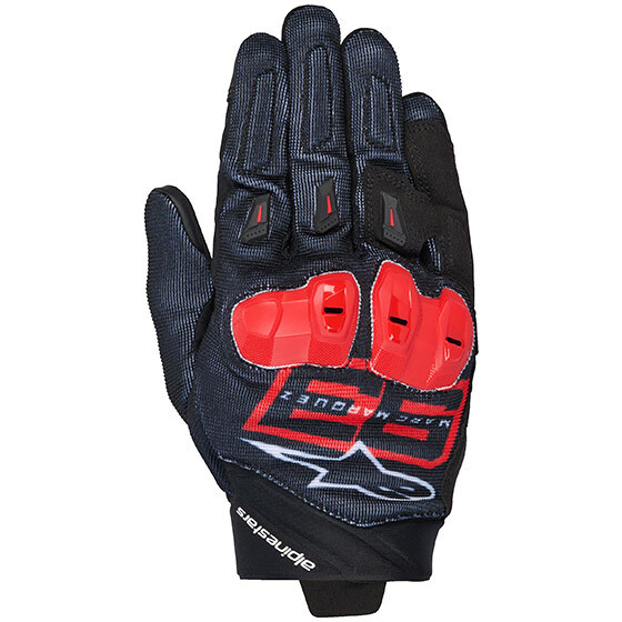 Guanti Moto SPX 1 MM93 Nero Rosso taglia S